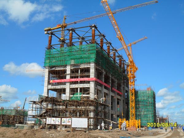 中石化廣州石化CFB爐鋼結(jié)構(gòu)