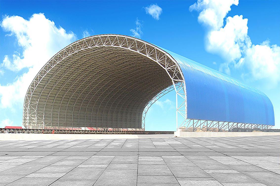 煙臺(tái)龍口南山集團(tuán)熱電廠干煤棚